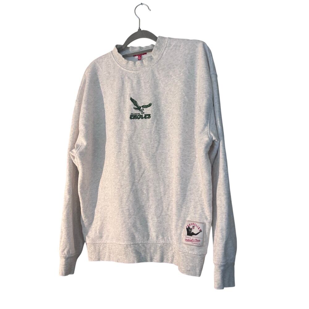 Mitchell & Ness Philadelphia Eagles Embroidered Sweatshirt  Woman’s L Football